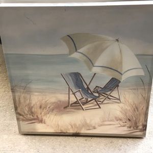 Beach style home decor canvas